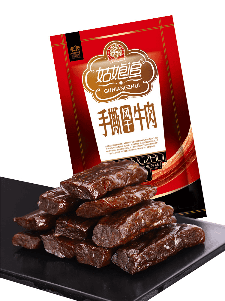 500g姑娘追牛肉干（原味）